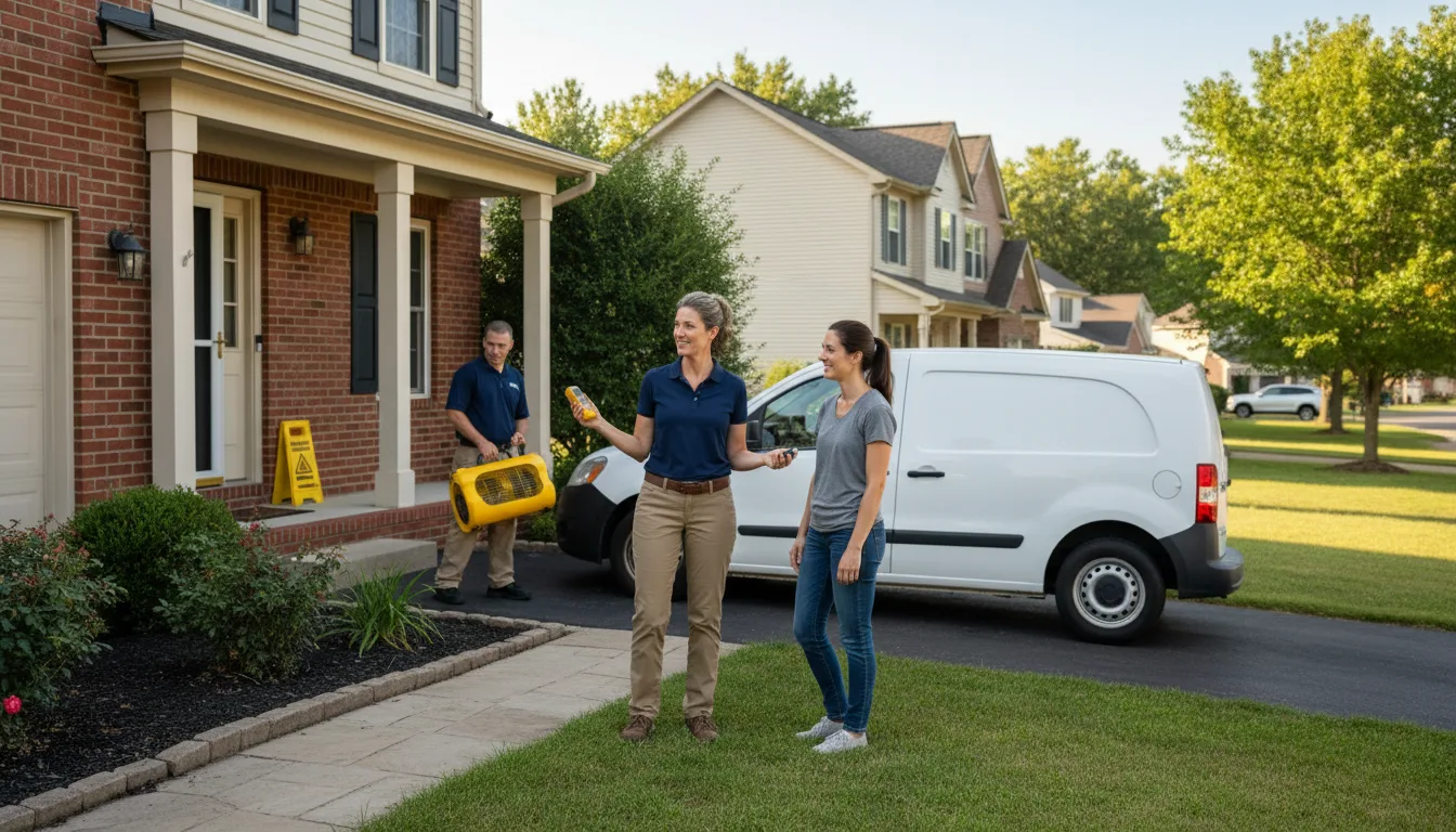 Water restoration image for Dehumidification And Cleanup Services in Mentor, OH